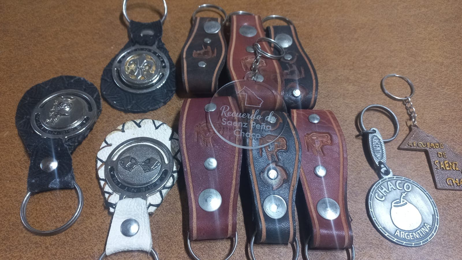 Llaveros con Cuero